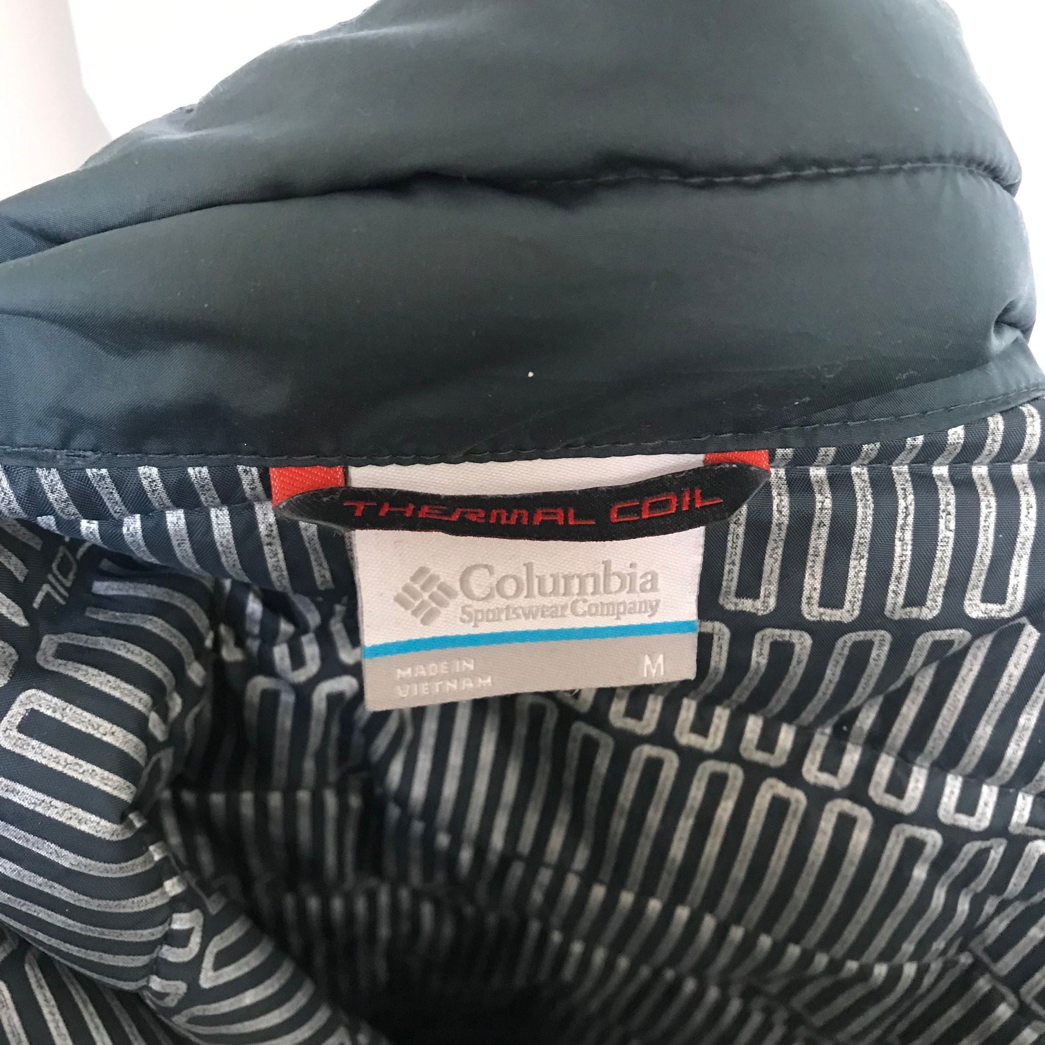 Columbia Men's Oyanta Trail Thermal Coil Insulated Jacket Sz M Dark Teal