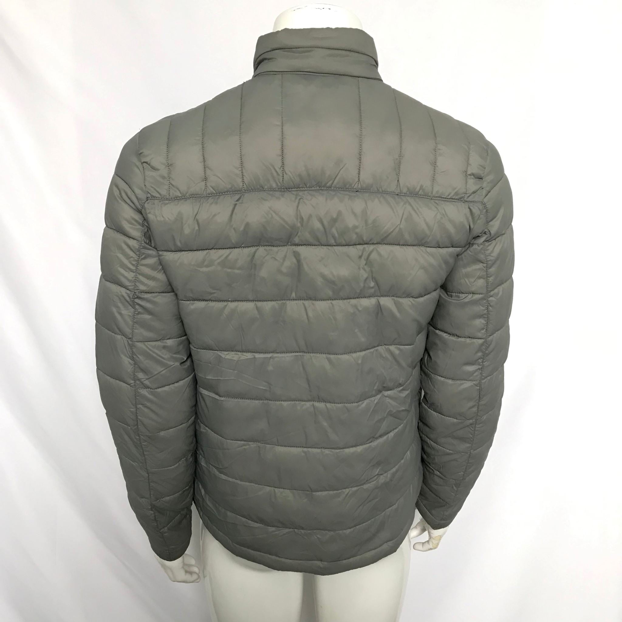 Buffalo David Bitton Men's Lightweight Puffer Jacket Gray Sz S
