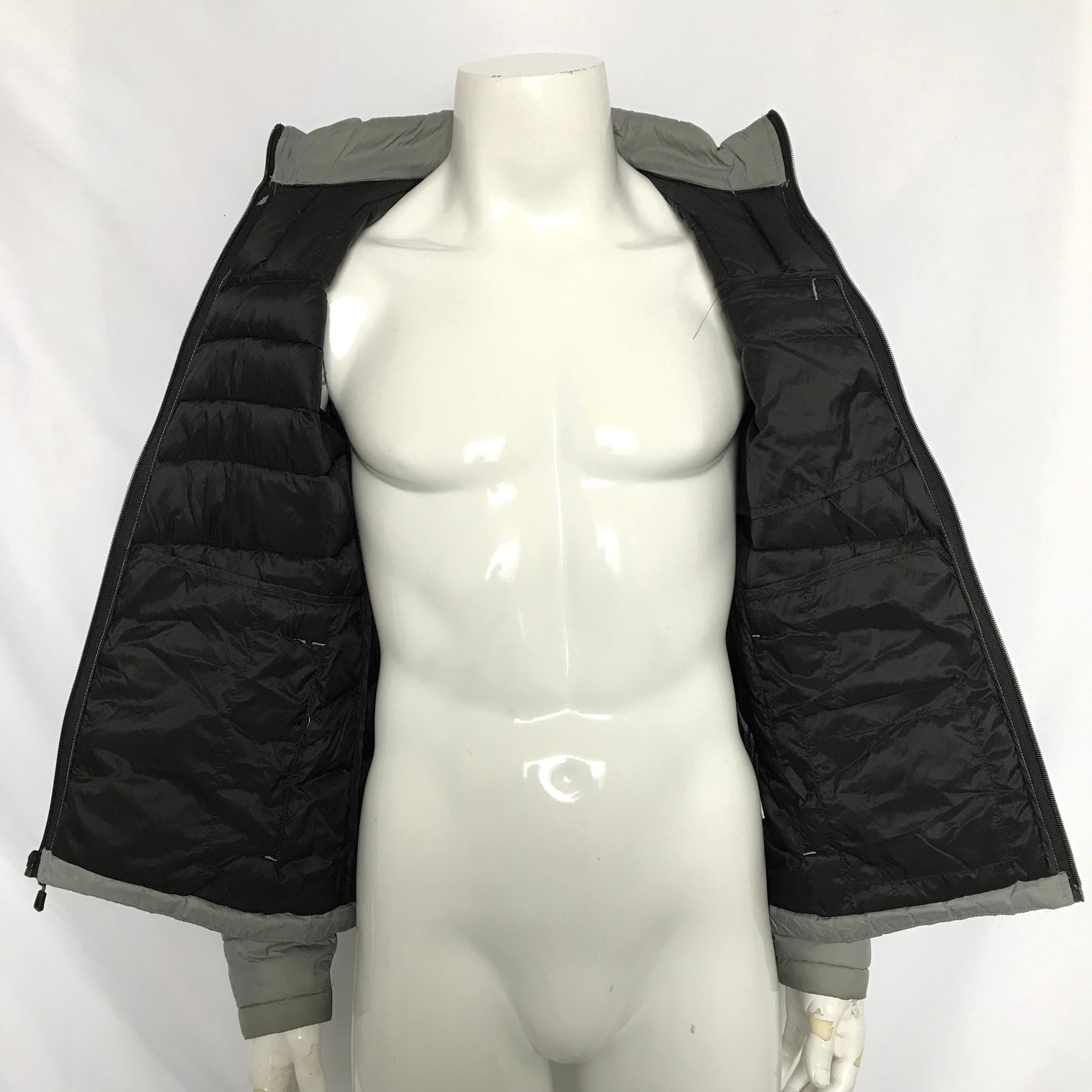 Buffalo David Bitton Men's Lightweight Puffer Jacket Gray Sz S