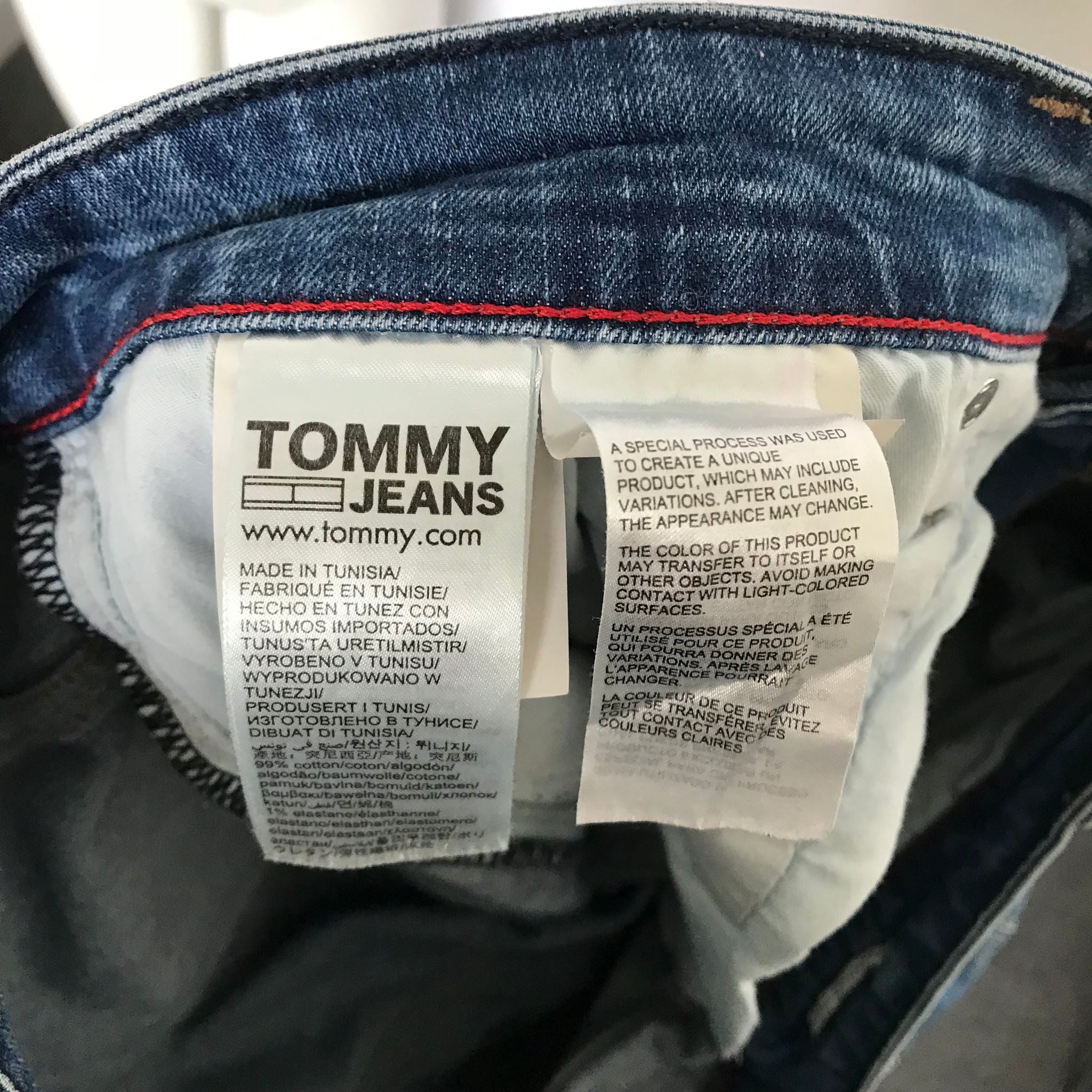Tommy Jeans Ronnie Relaxed Fit Denim Shorts Sz 36