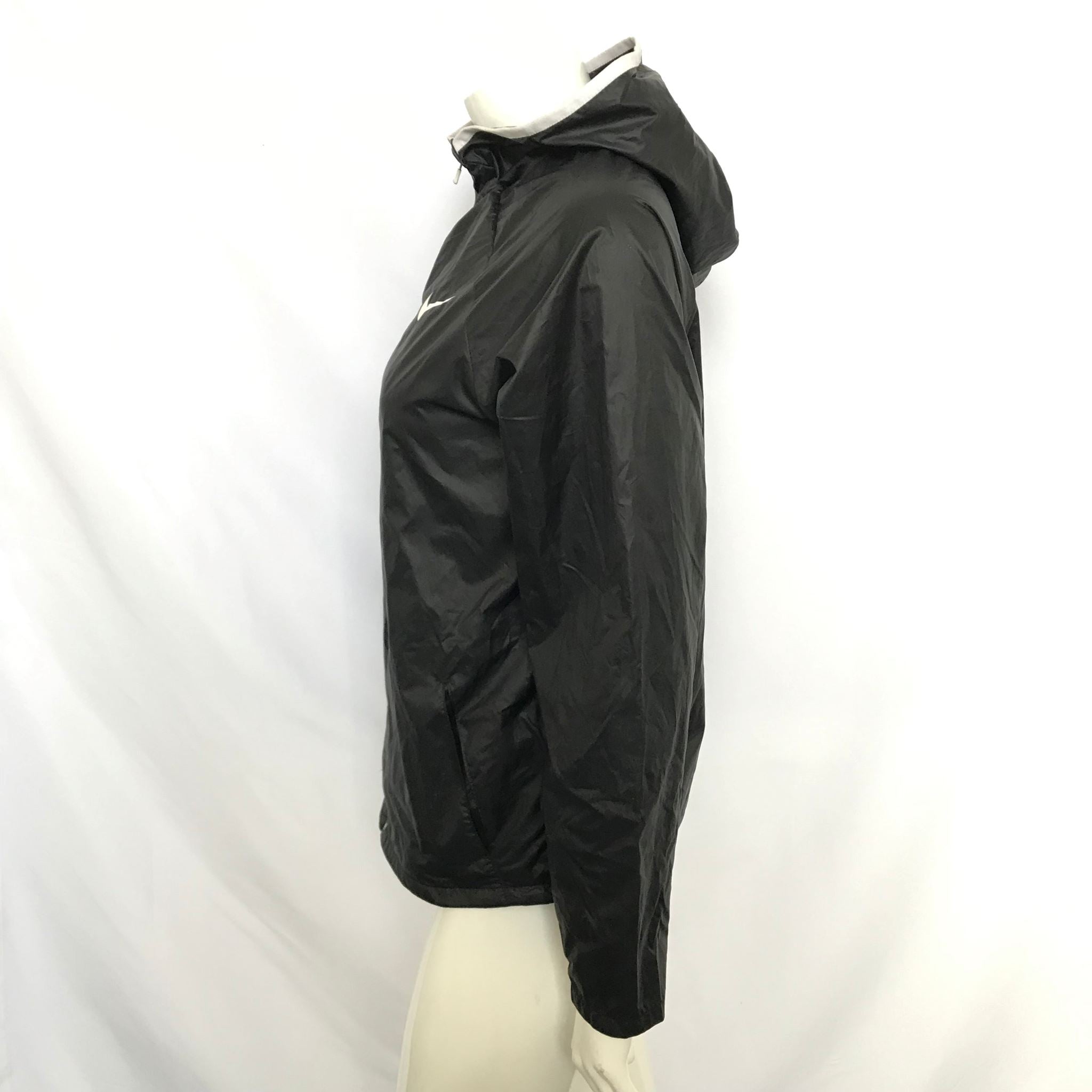 Nike Woven Kids' Boy's Training Jacket - Black and White Size XL 158-170cm