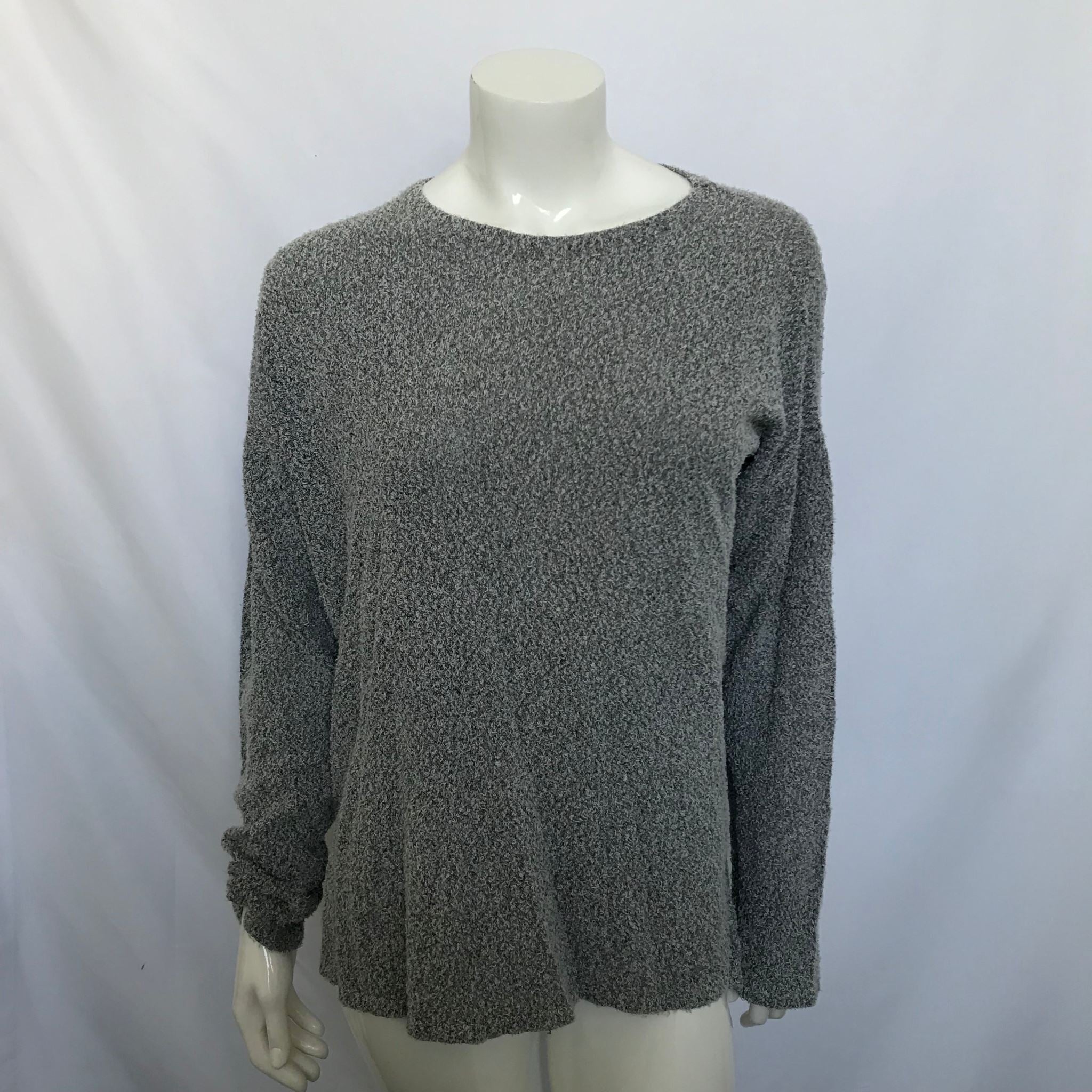 John Elliott Women's Cotton-Nylon Pullover Sweater Gray Sz 3 (L)