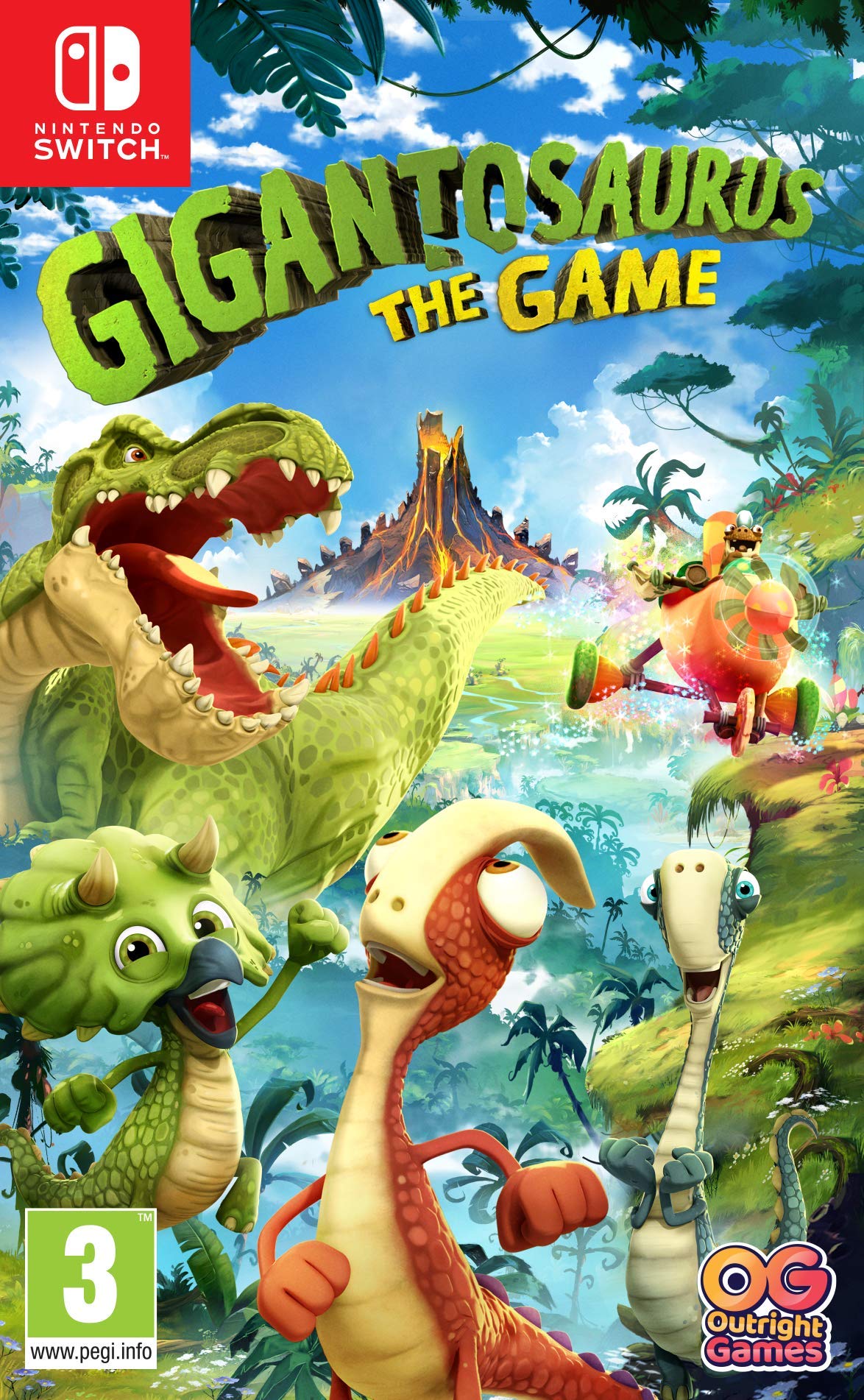 Gigantosaurus The Game (Nintendo Switch, 2020) GAME CARTRIDGE ONLY