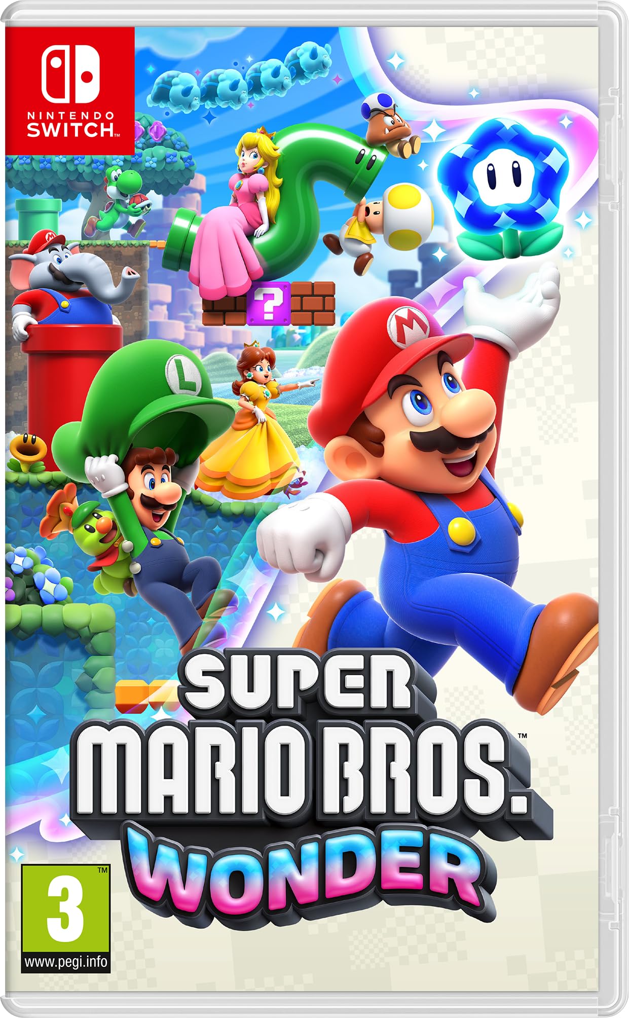 Super Mario Bros Wonder - Nintendo Switch USA Game Cartridge Only