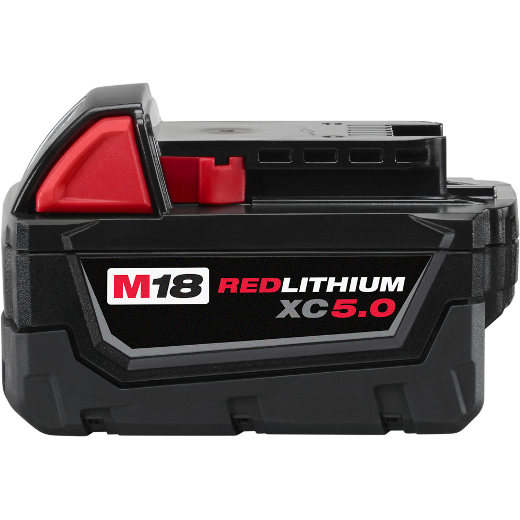 NEW Milwaukee M18 RED LITHIUM XC 5.0 18V 5.0Ah 90Wh Battery Pack 48-11-1850