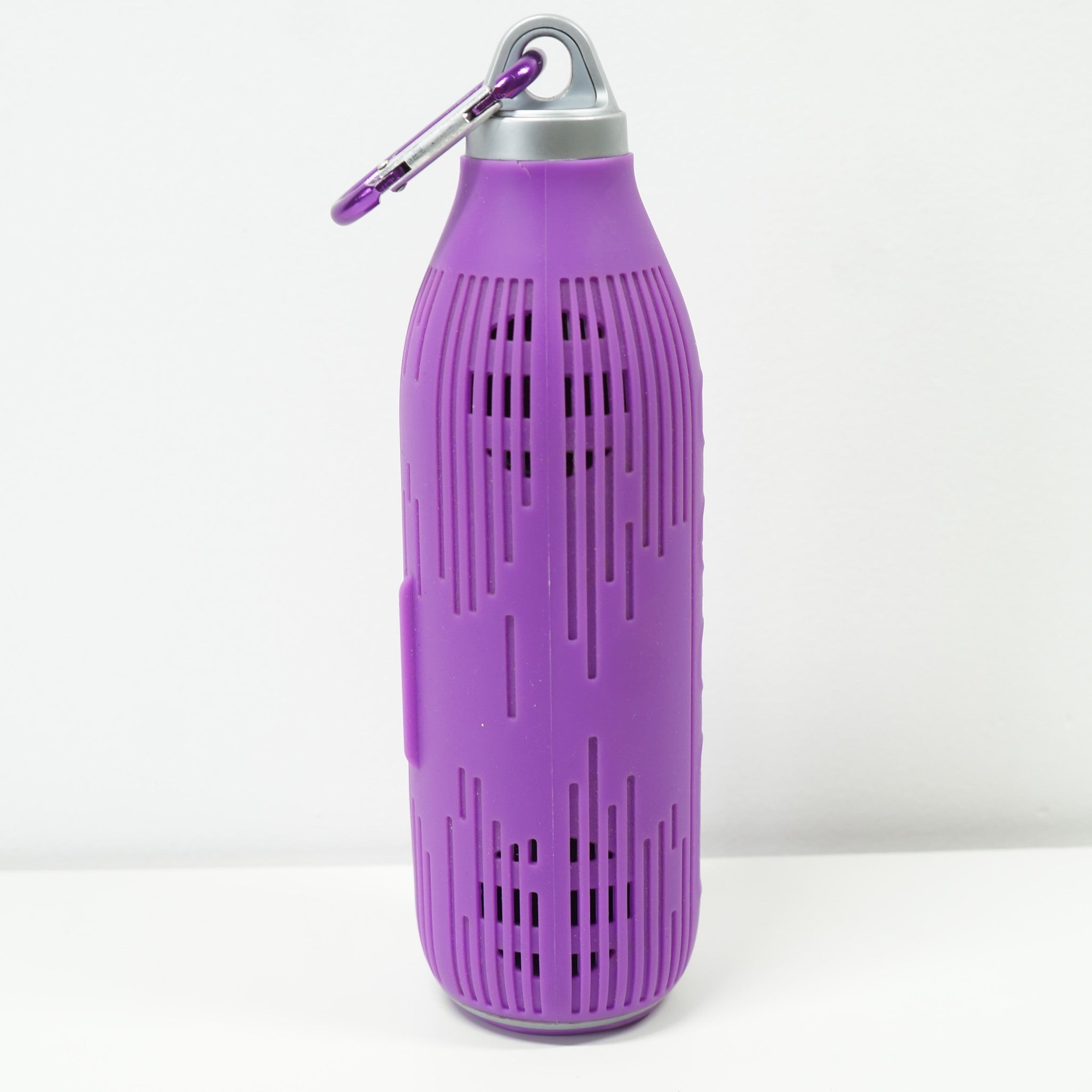 Bluetooth Wireless Silicone Case Speaker Bottle Shaped Purple