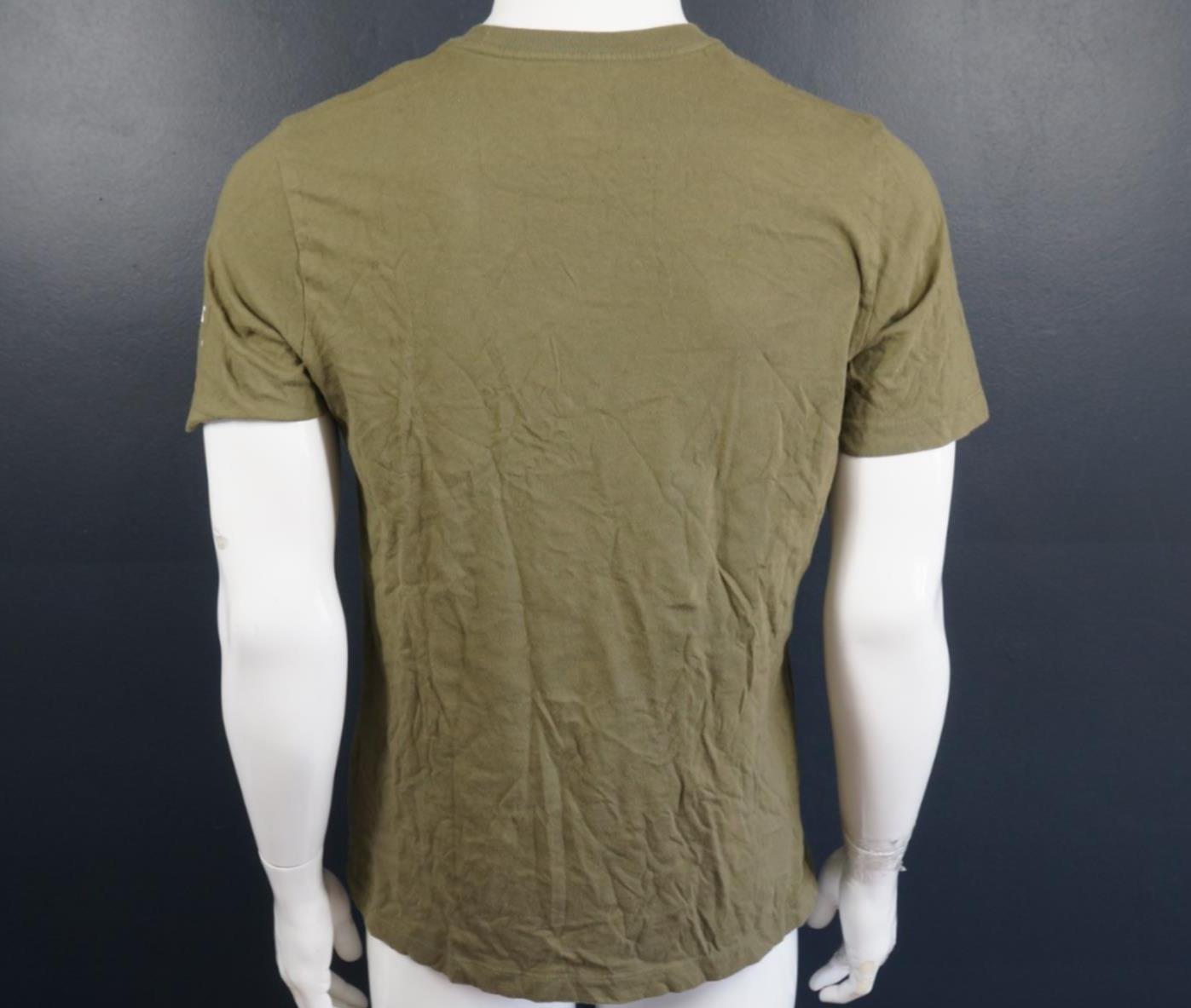 Puma Lusie Men's Big Cat T-Shirt Olive Green Sz M