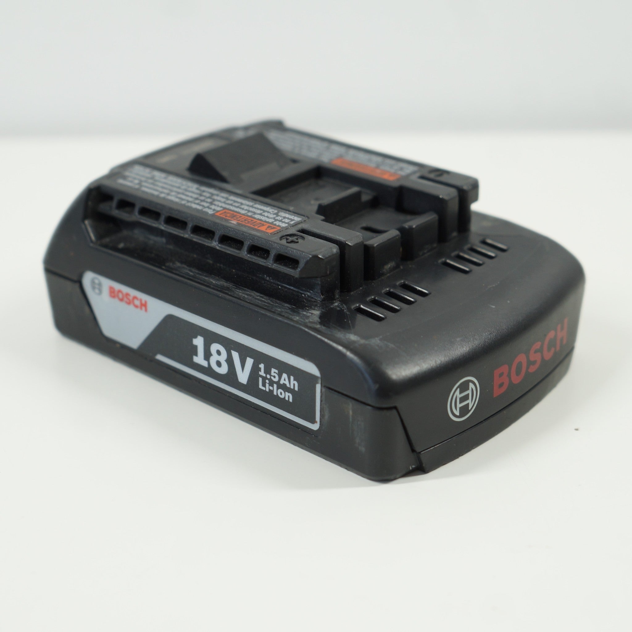 2 PACK BOSCH BAT611-2 18V Lithium-Ion 18-Volt 1.5Ah Slim Power Tool Battery