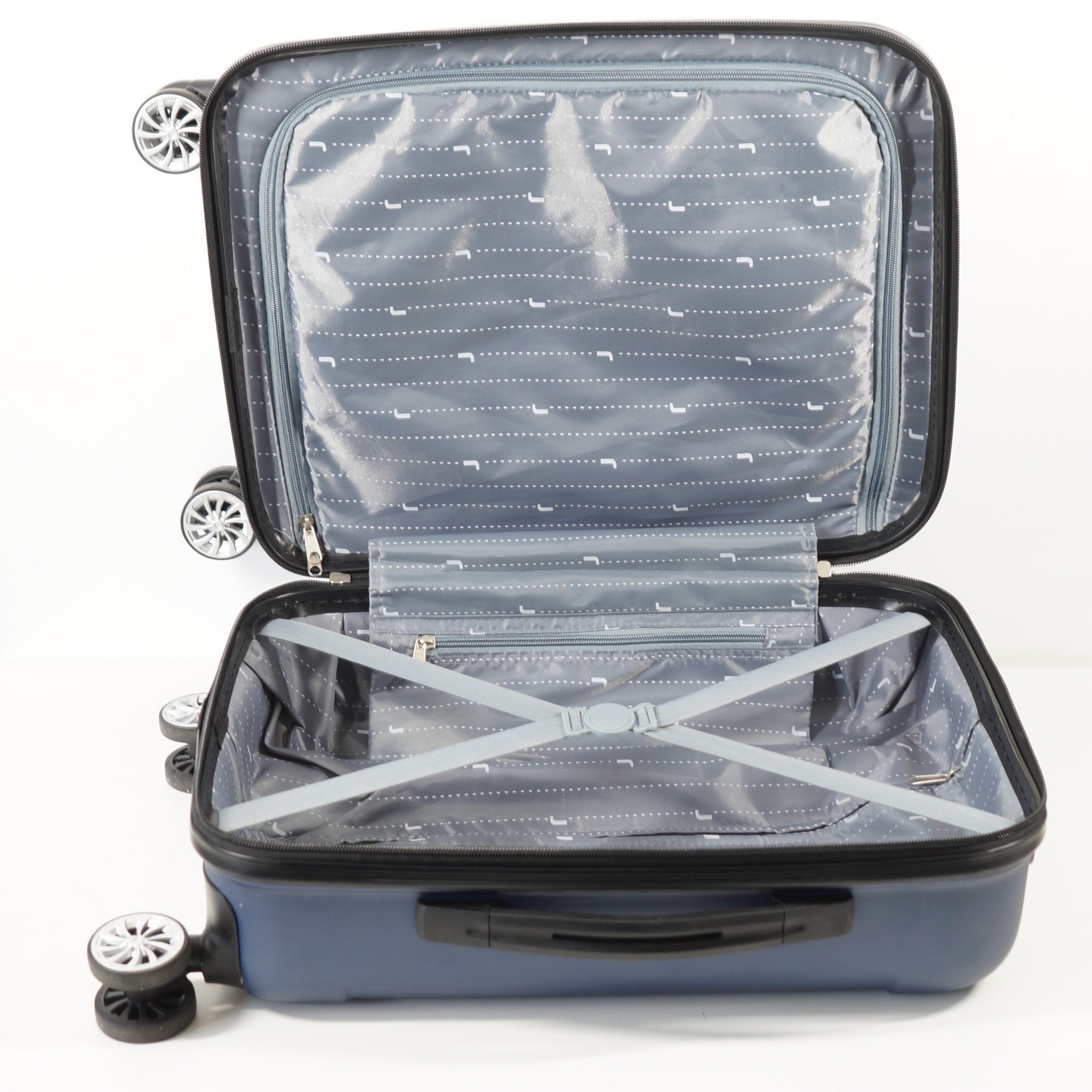 Jetstream 21" Spinner Carry On Luggage Hardcase Blue