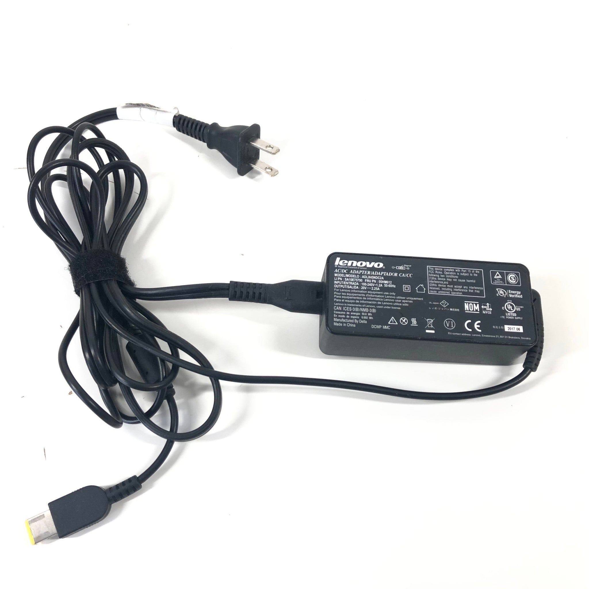 Genuine LENOVO 45W 20V 2.25A Power Supply Charger  + AC CORD OEM