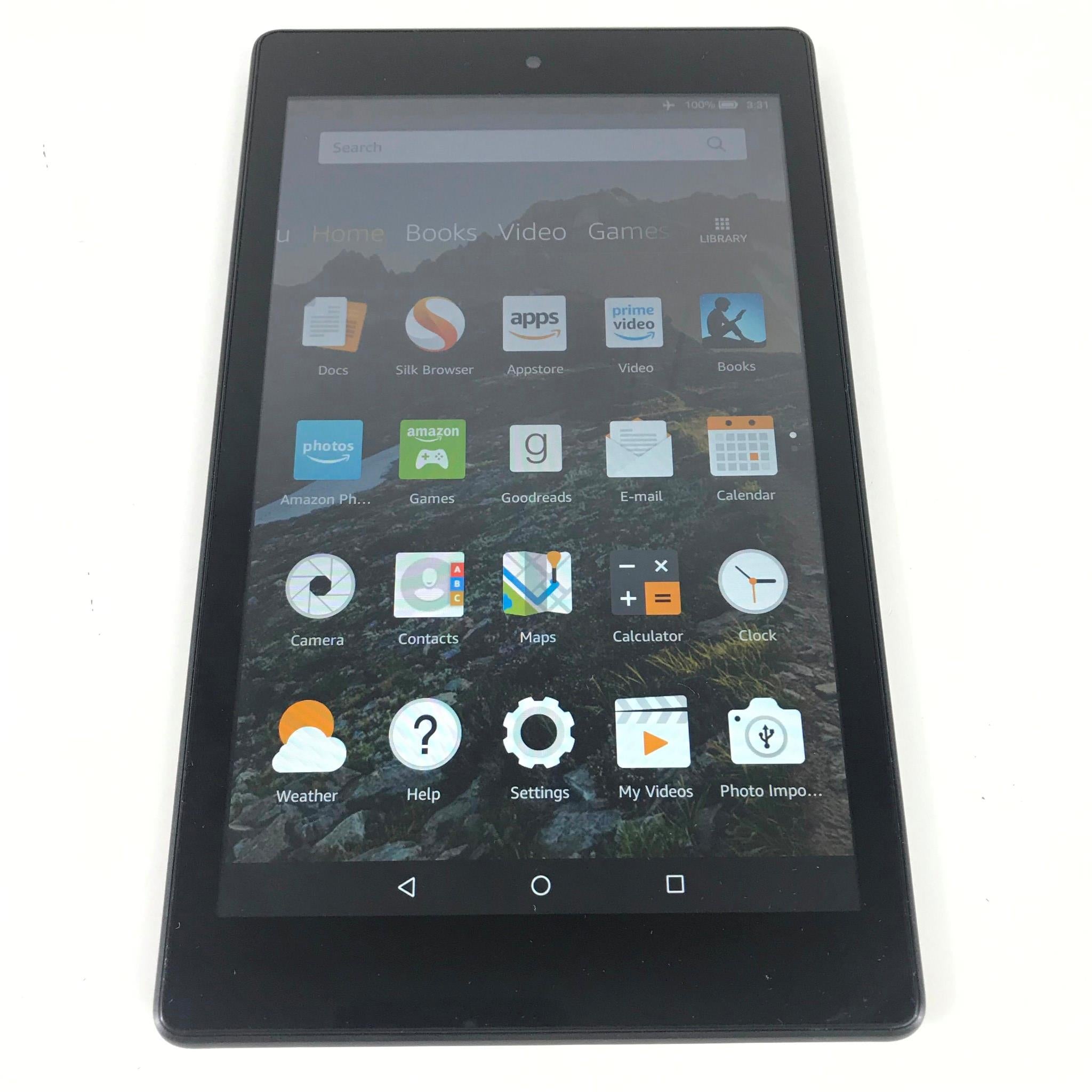 Amazon Kindle Fire HD 8 (8th Gen) - 16 GB, Wi-Fi, 8in - Tablet - Black