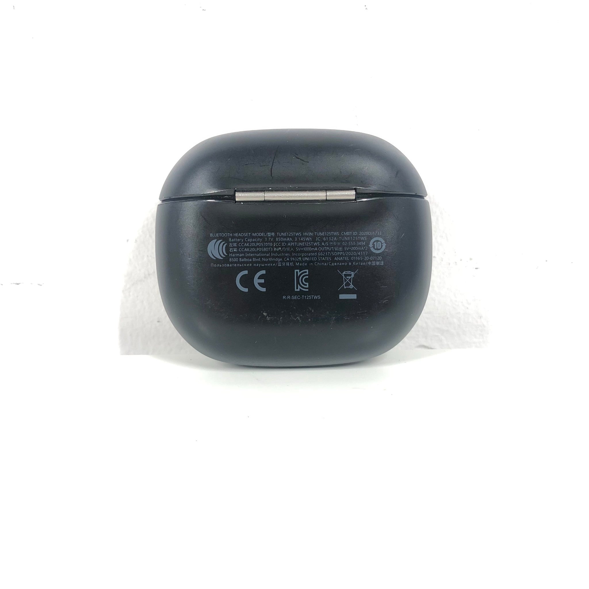 JBL TUNE 125TWS True Wireless Bluetooth In-Ear Earbuds Headset - Black