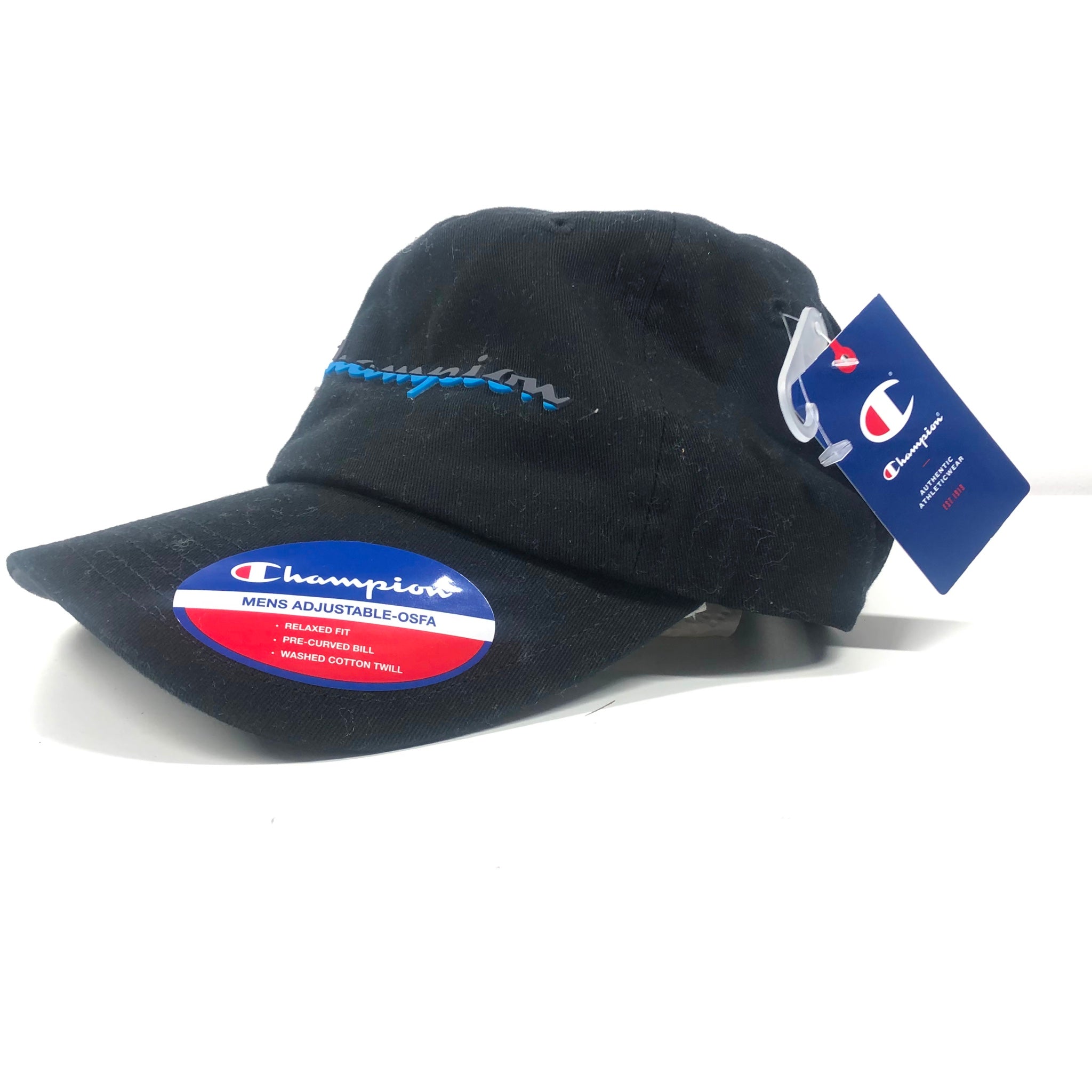 Champion Neighborhood Dad Adjustable Baseball Cap Hat Black OS CV7-0741-001