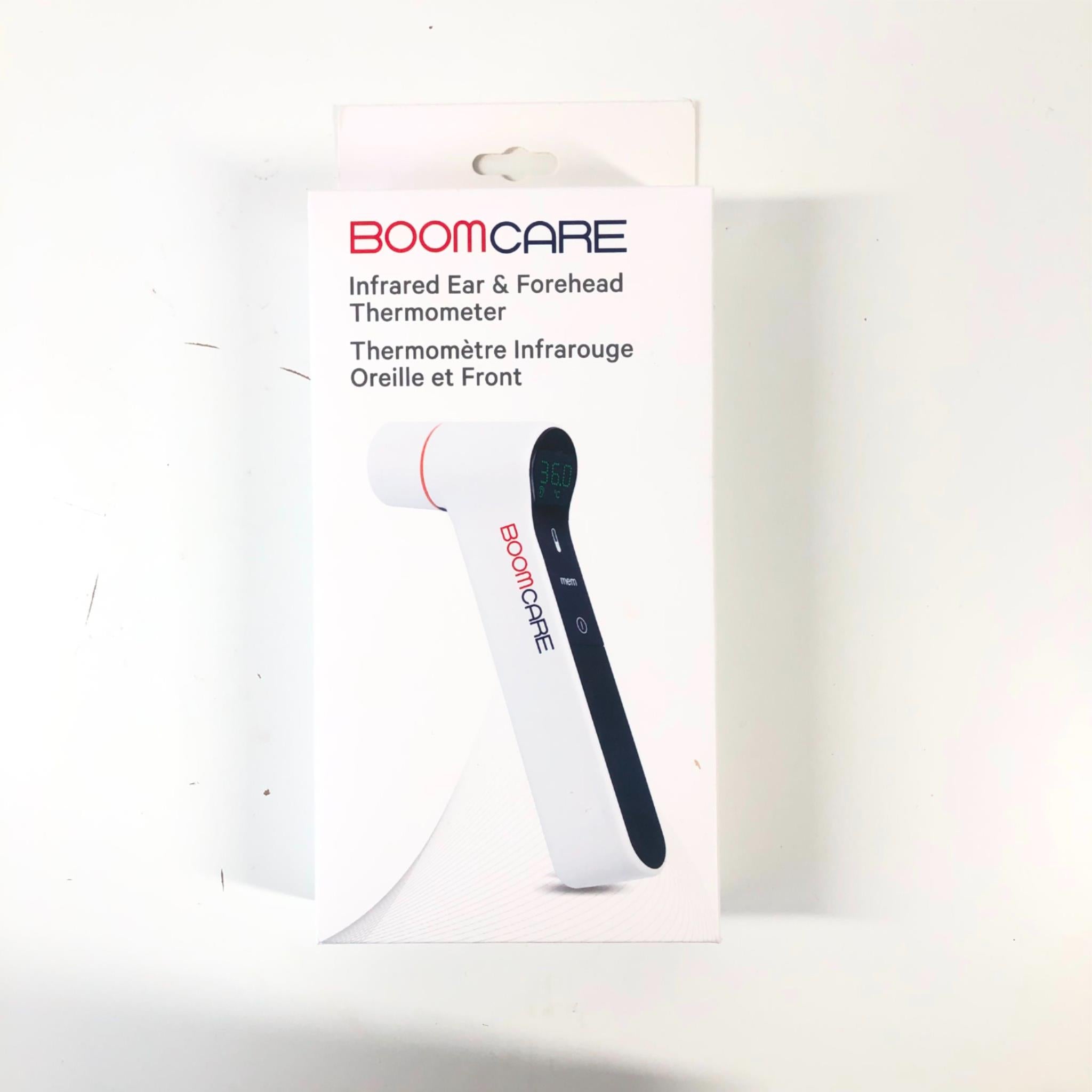 BoomCare 3-in-1 Touchless Ear Forehead Infrared Thermometer