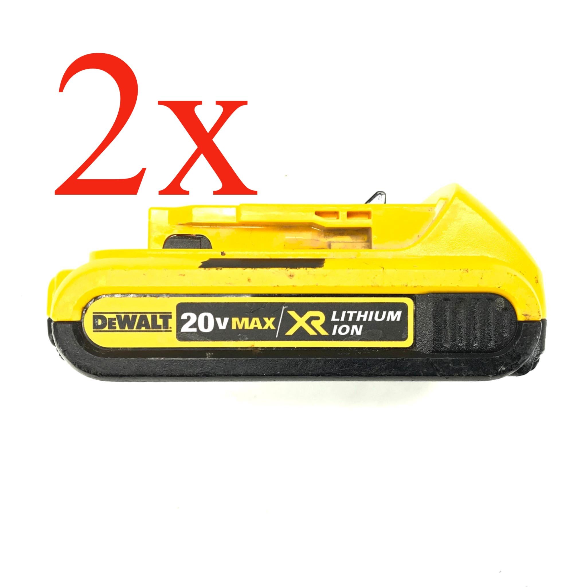 2 x Genuine OEM DeWalt 20v Max Lithium Ion Rechargeable Battery DCB203 40Wh